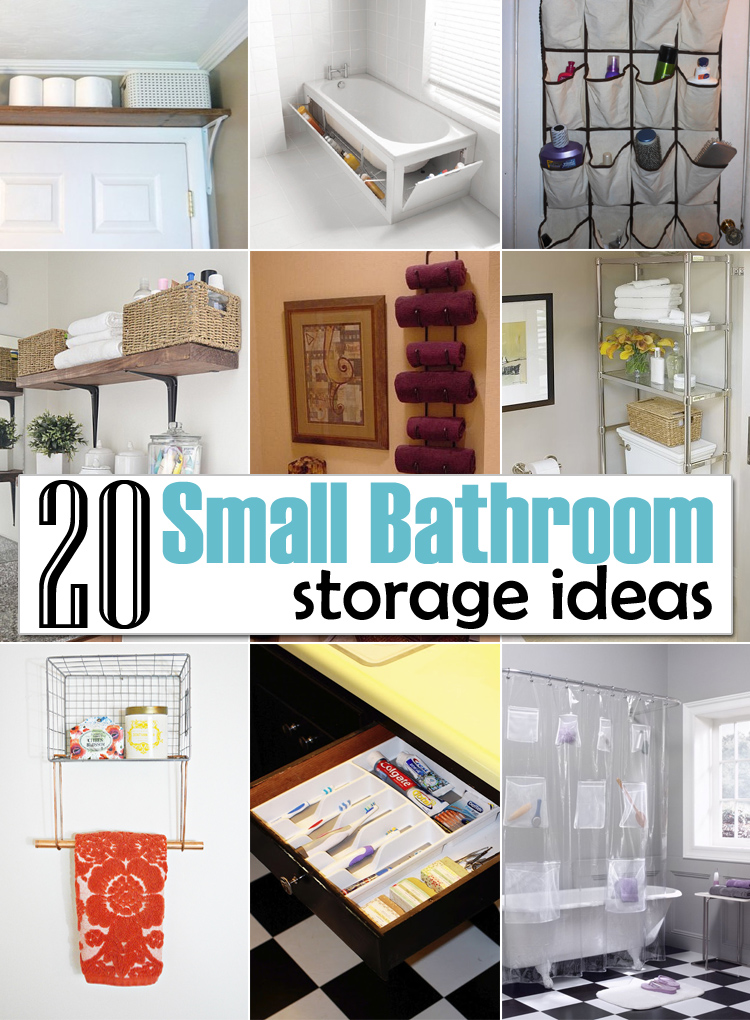 DIY Bathroom Storage Ideas