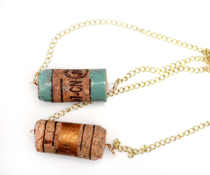 Wine Cork Necklace