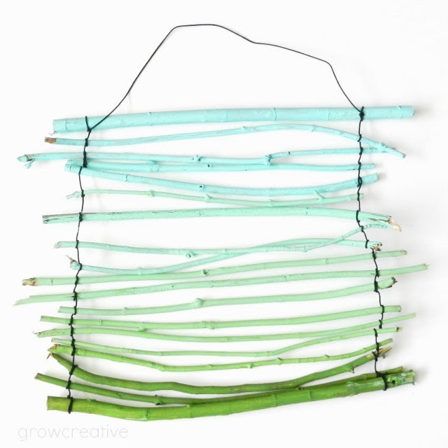Ombre Twig Wall Hanging