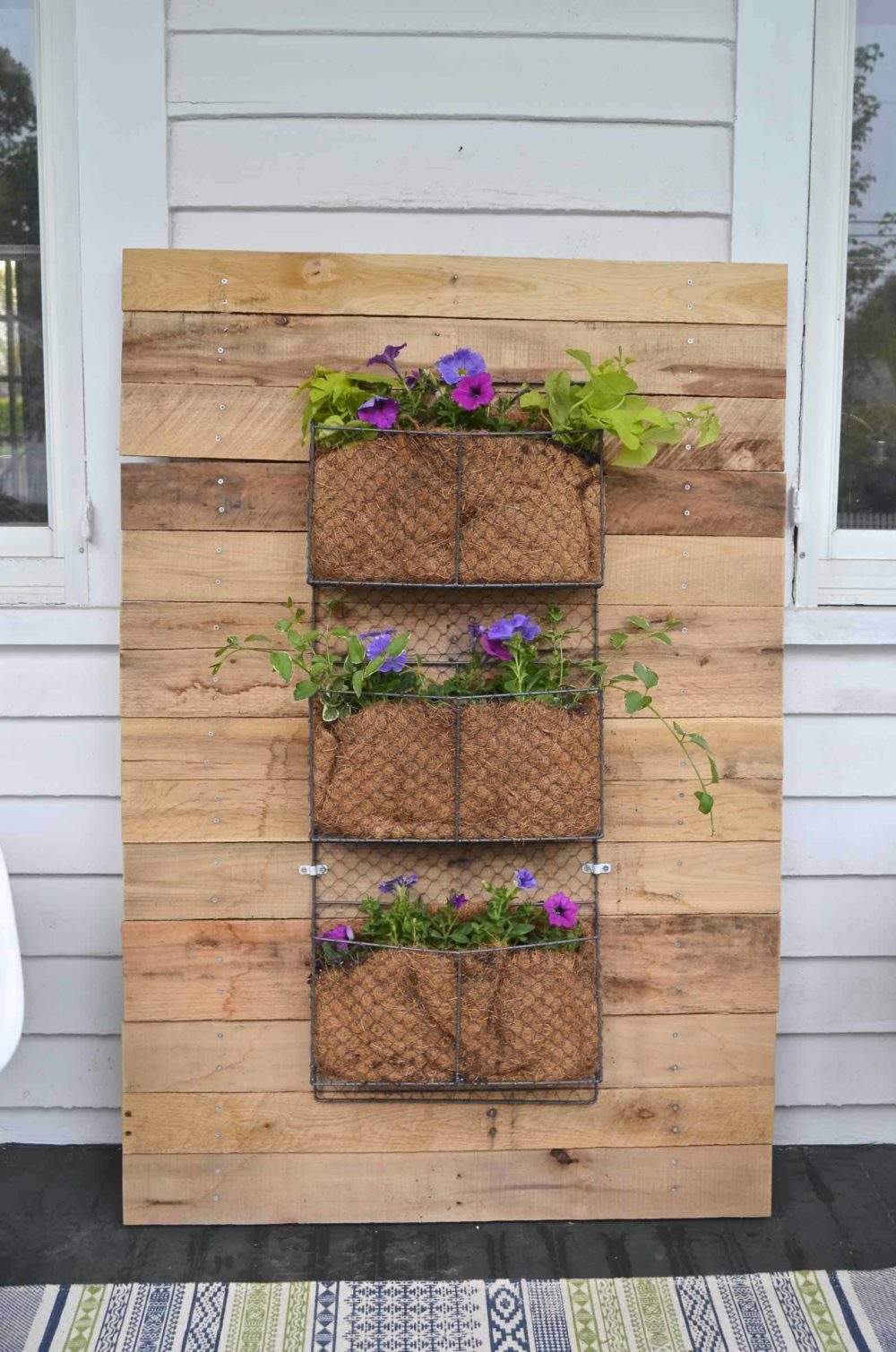 Pallet Wood Vertical Planter