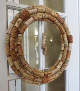 Wine Cork Wreath