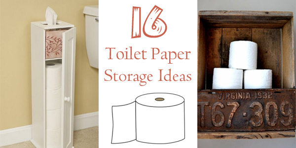 5 Quick Fixes: Inventive Toilet Paper Storage - Remodelista