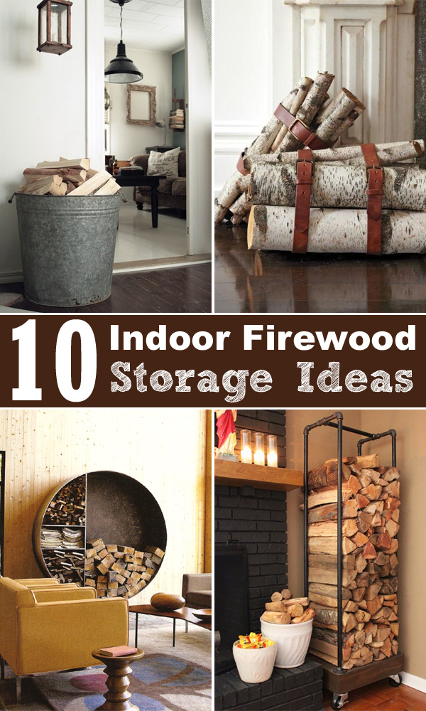 indoor fire wood rack