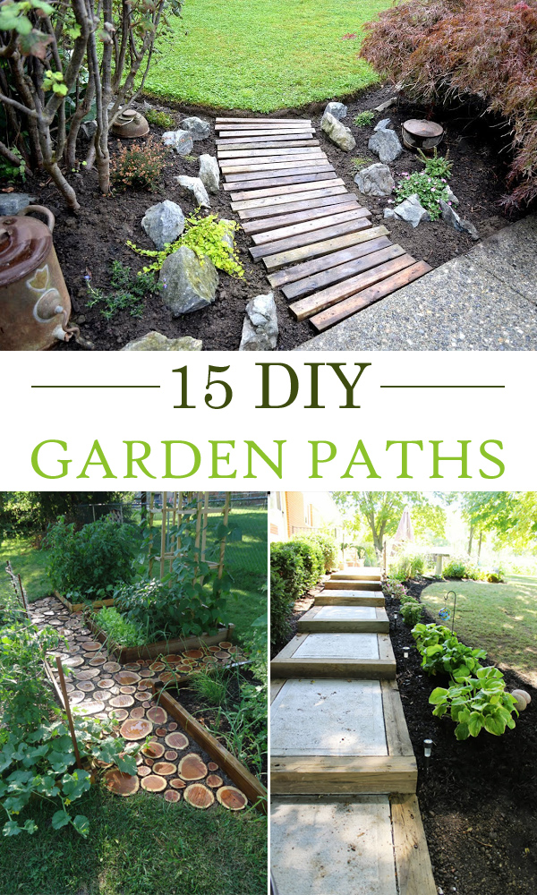 15 Creative DIY Garden Path Ideas