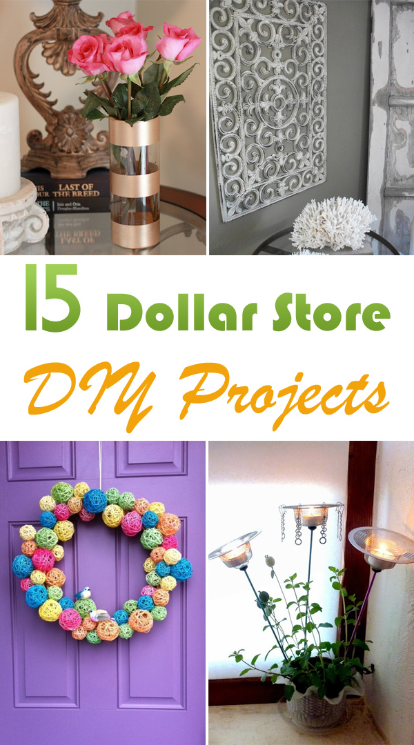 15 Dollar Store DIY Projects