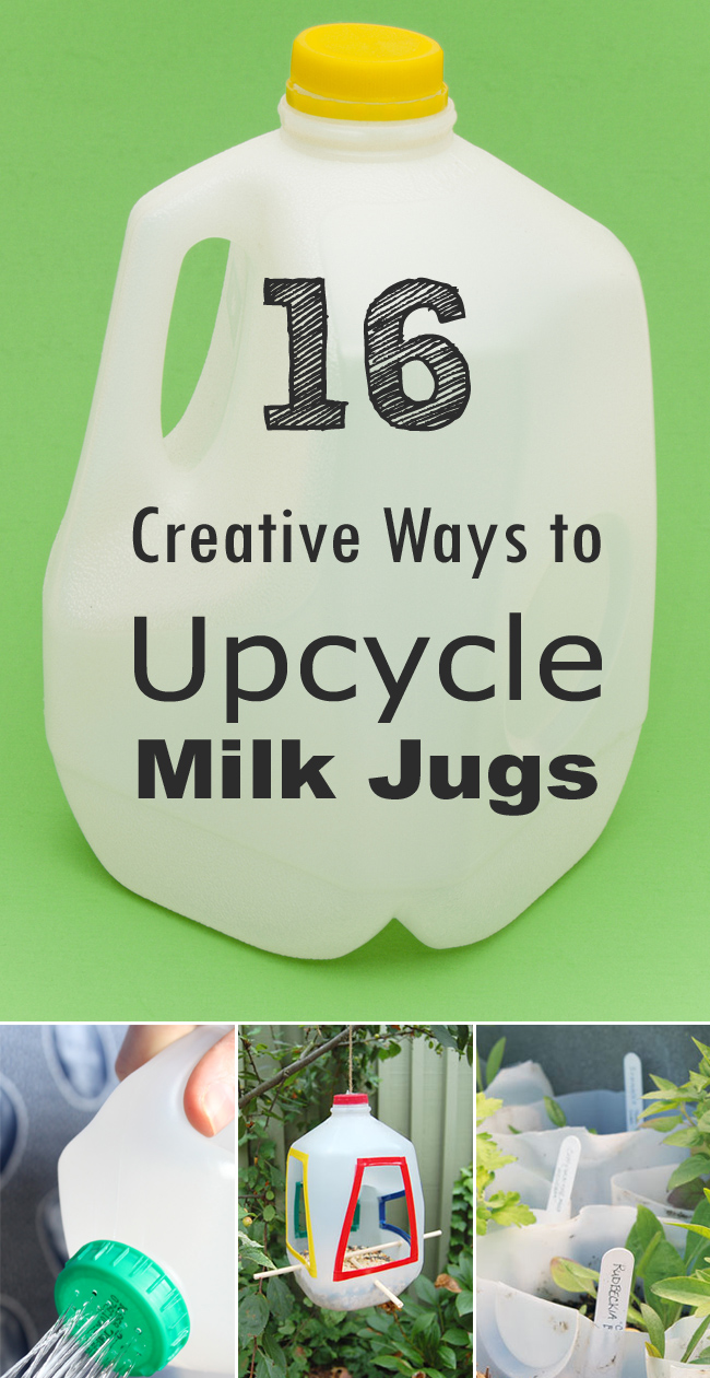 16 Creative Ways to Reuse and Upcycle Milk Jugs