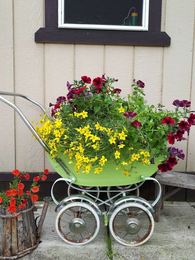 Baby Buggy Planter