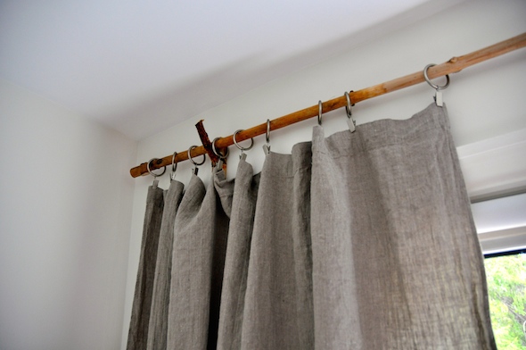 Rustic Branch Curtain Rod