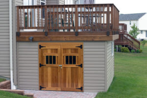 Shed under a Deck
