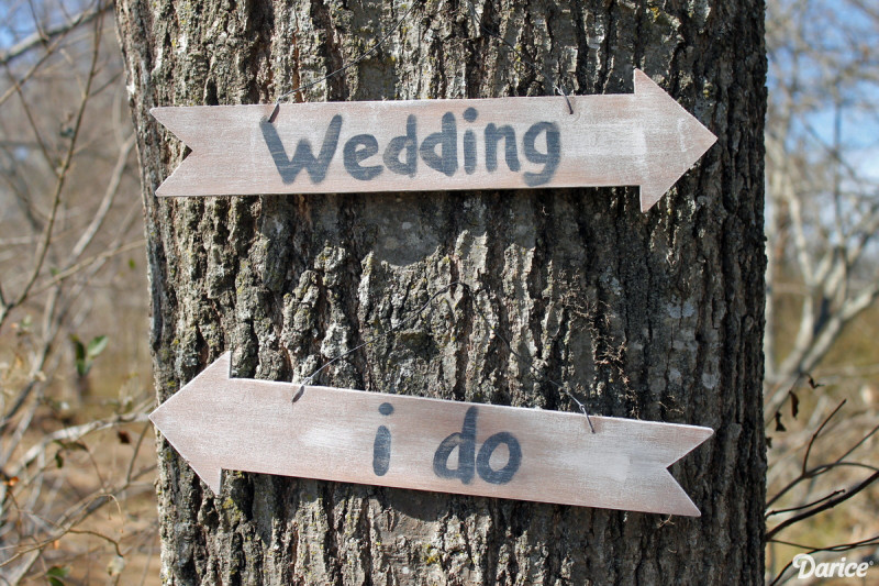 Wedding signs