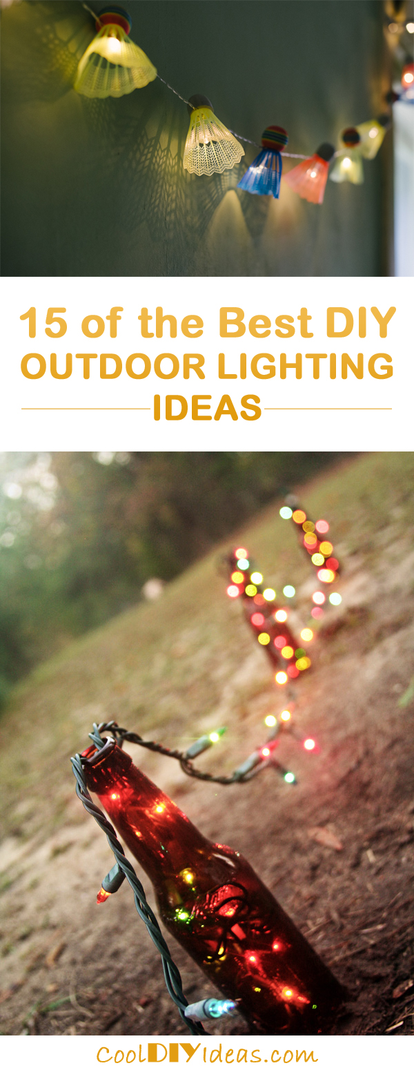 15 of the Best DIY Outdoor Lighting Ideas