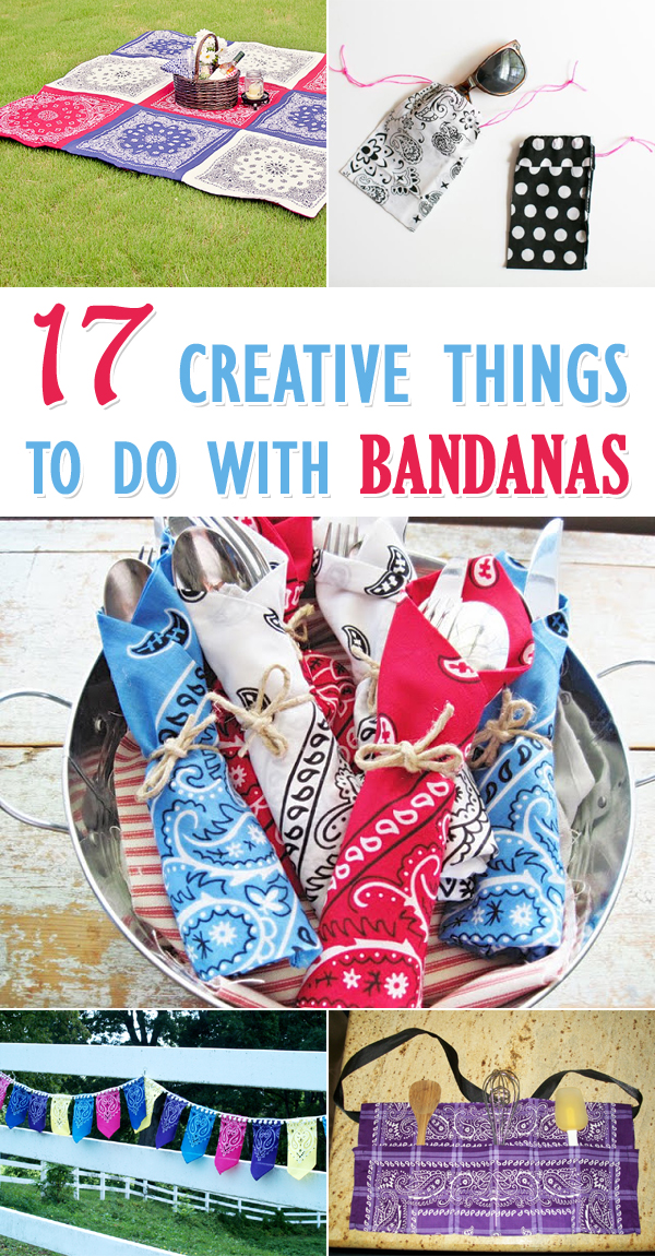 17 Creative Things to Do with Bandanas