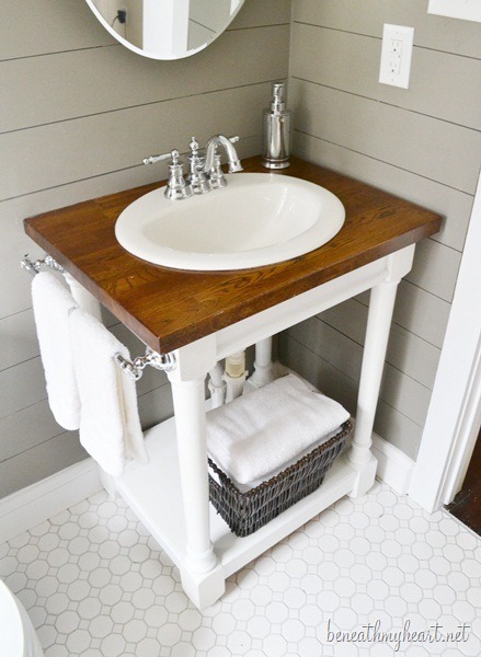 Butcher Block Vanity