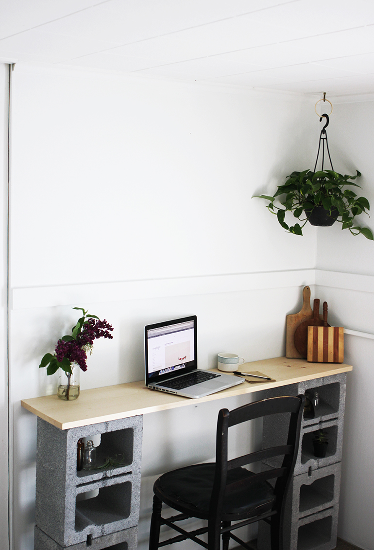 Cinder Block Table