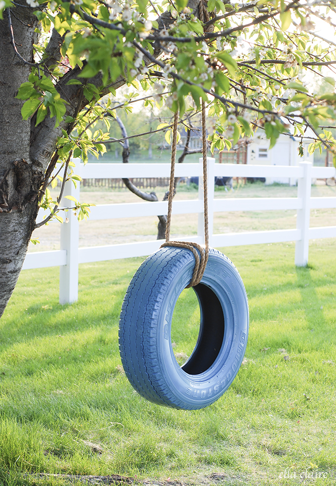 Easy Tire Swing