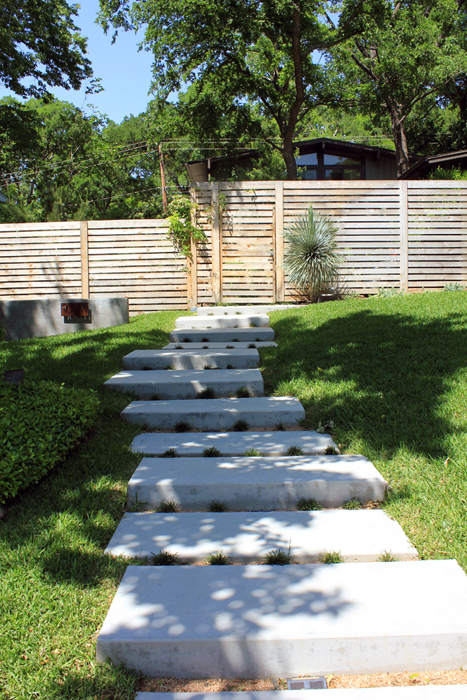 Floating Concrete Stairs