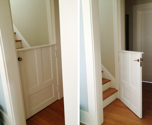 Diy half outlet door gate