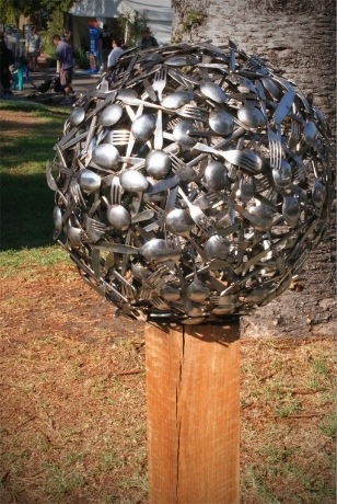 Interesting Take on the Gazing Ball