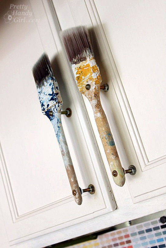 Paintbrush Cabinet Handles
