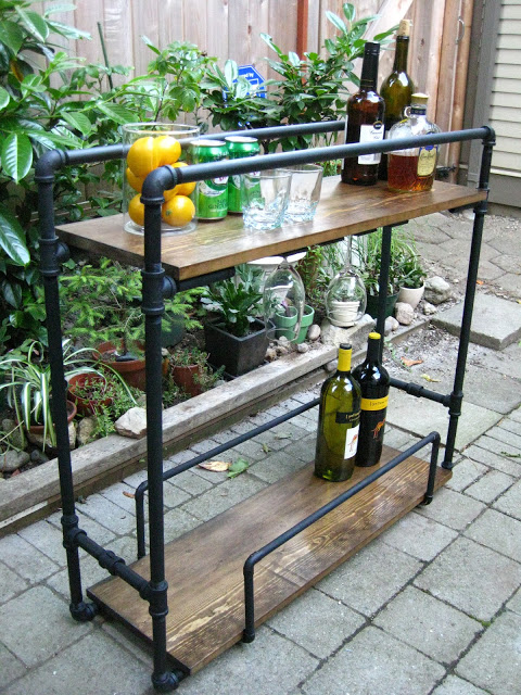 Pipe Bar Cart