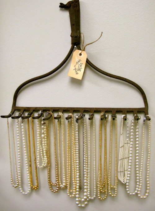 Rake Head As Jewelry Holder