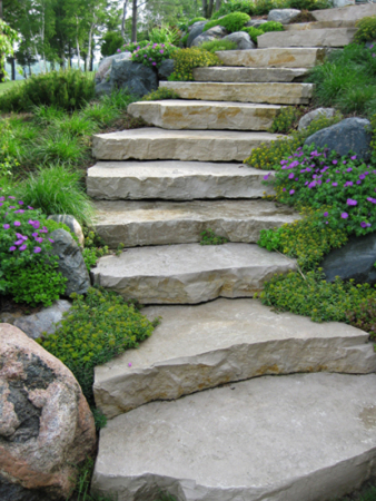 Stone Slab Steps