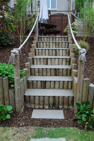 15 awesome diy garden steps and stairs