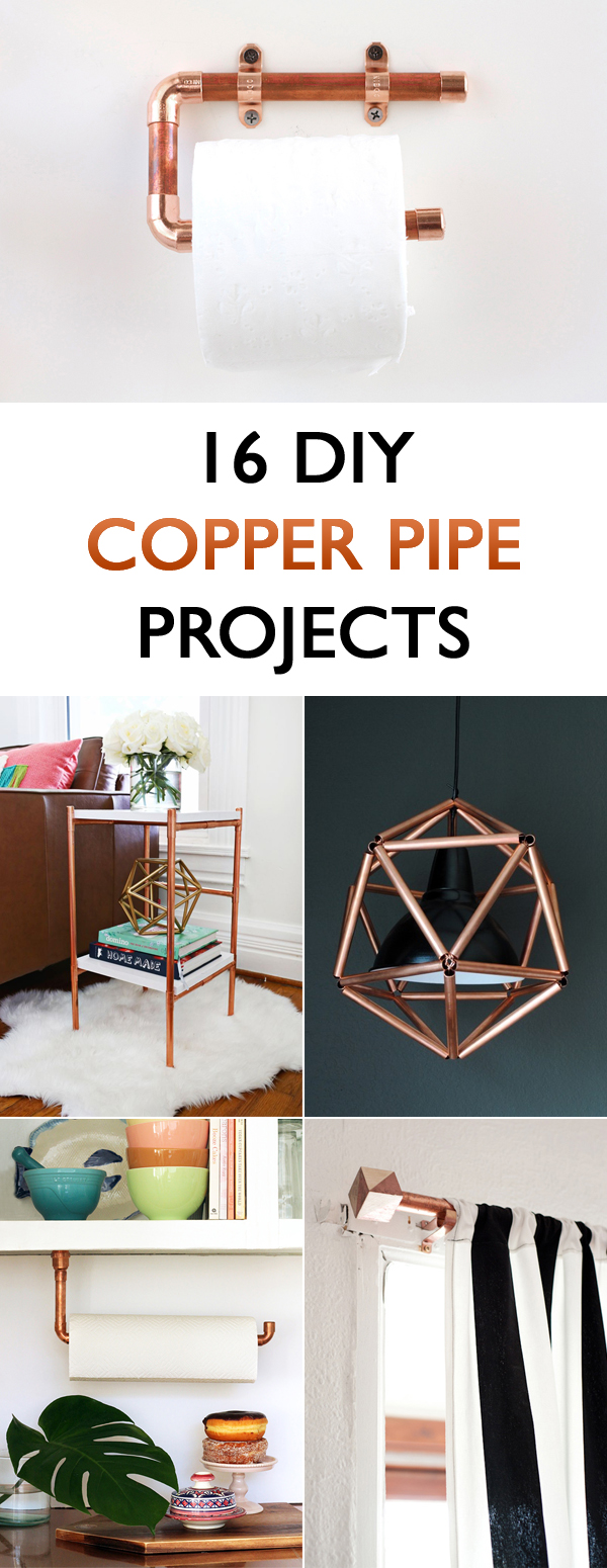 16 DIY Copper Pipe Projects For Home Décor