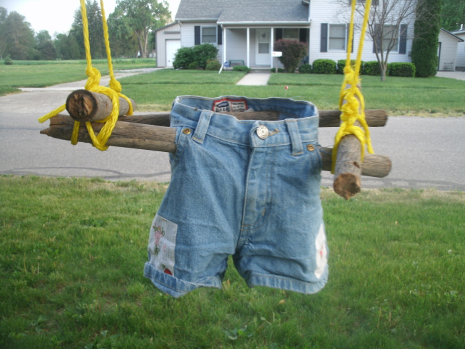 Cool denim swings for kids