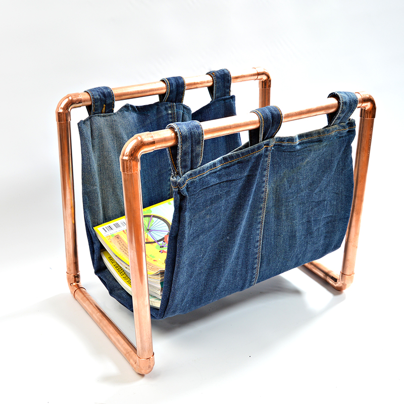 Copper Magazine Rack