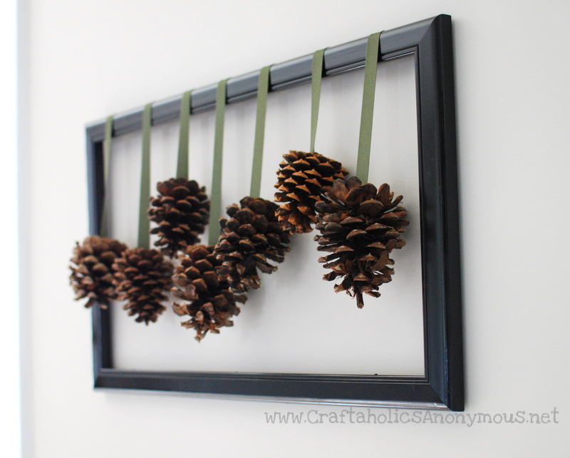 Framed Pine Cones