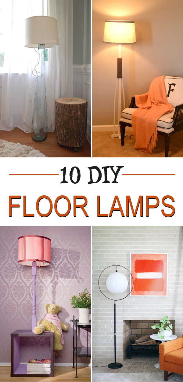 Personalize your home decor by creating your own floor lamp