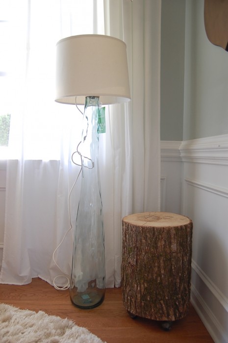 Glass Floor Lamp