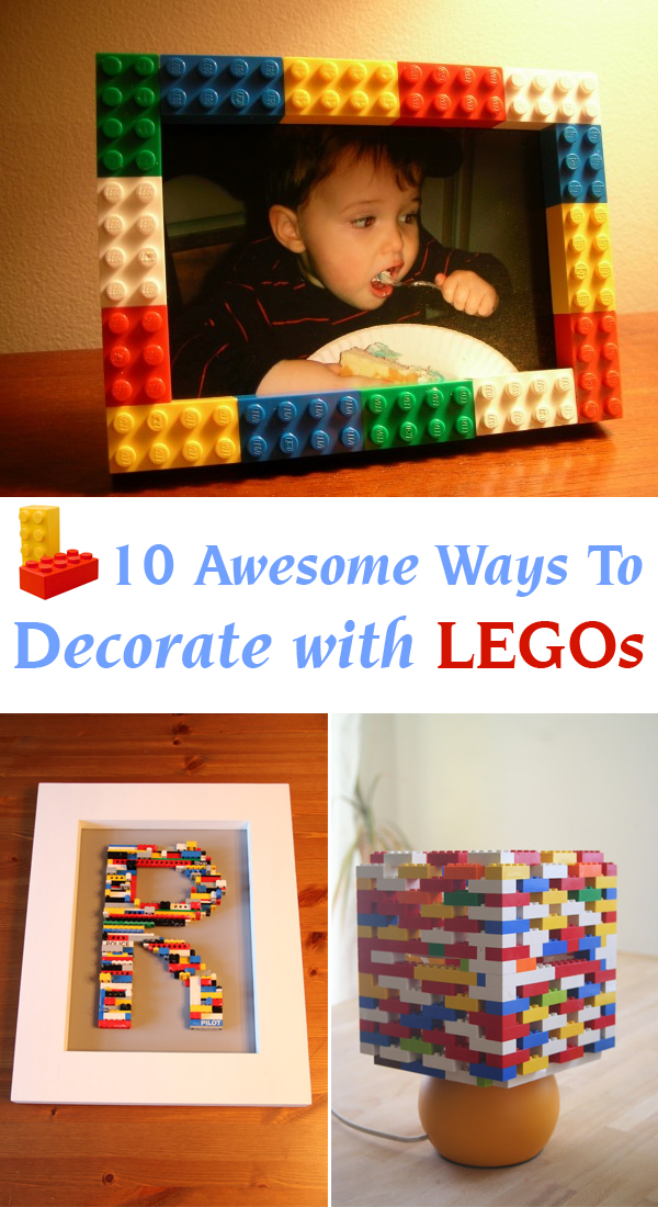 10 Awesome Ways To Decorate with LEGOs