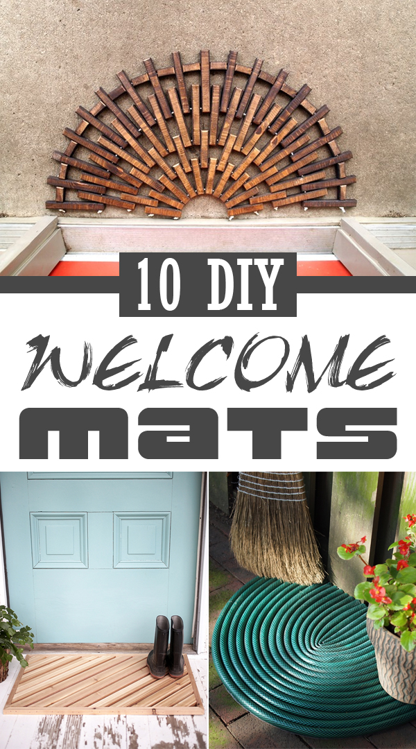 Welcome guests in style with one of these DIY welcome mats