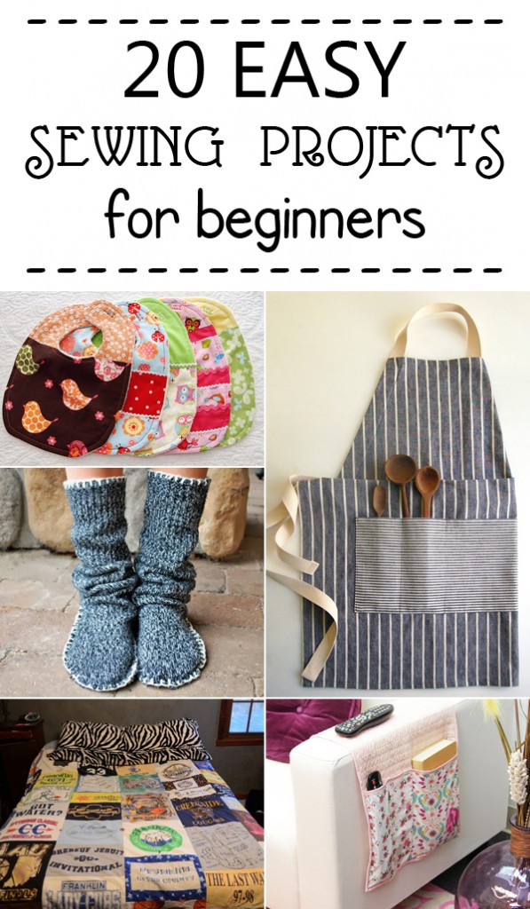 20 Easy Sewing Projects For Beginners Cool DIY Ideas