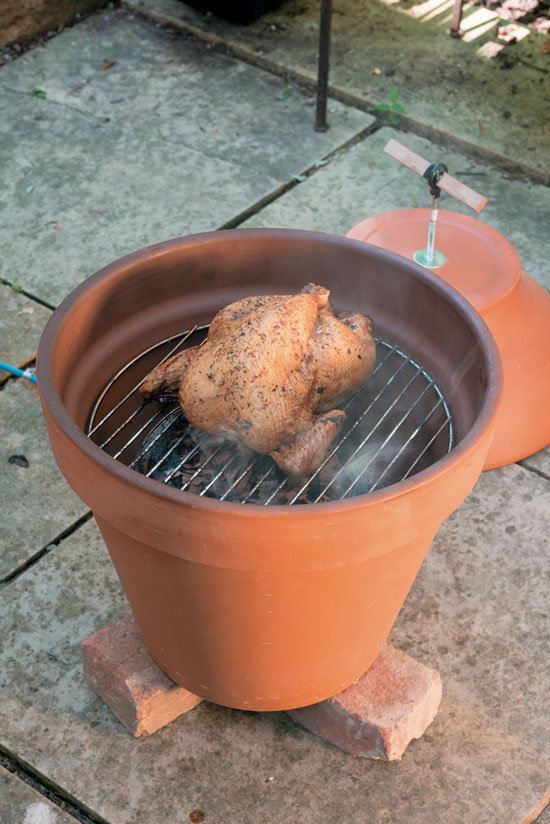 Flower Pot Smoker