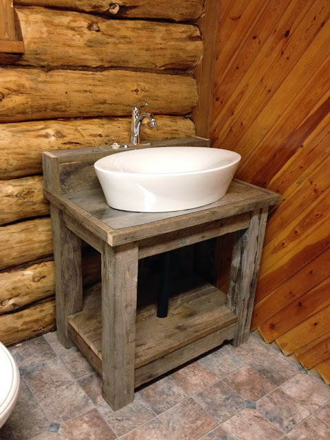 Reclaimed Wood Bathroom Vanity