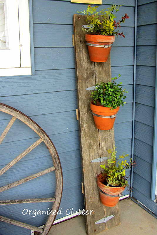 Reclaimed Wood Flower Pot Holder