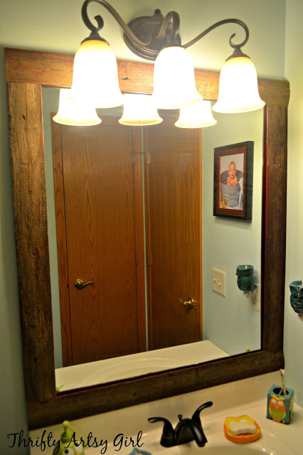 Reclaimed Wood Mirror Frame