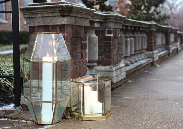 Turn Old Light Fixtures into Stylish, Geometric Lanterns