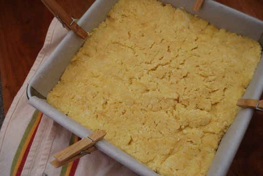 Use clothespins to secure parchment paper when baking