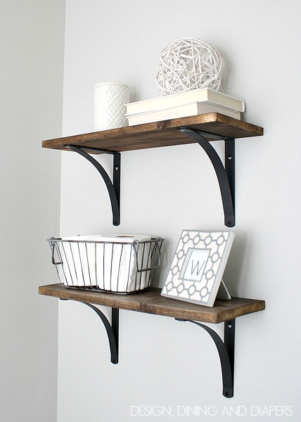 bathroom shelves