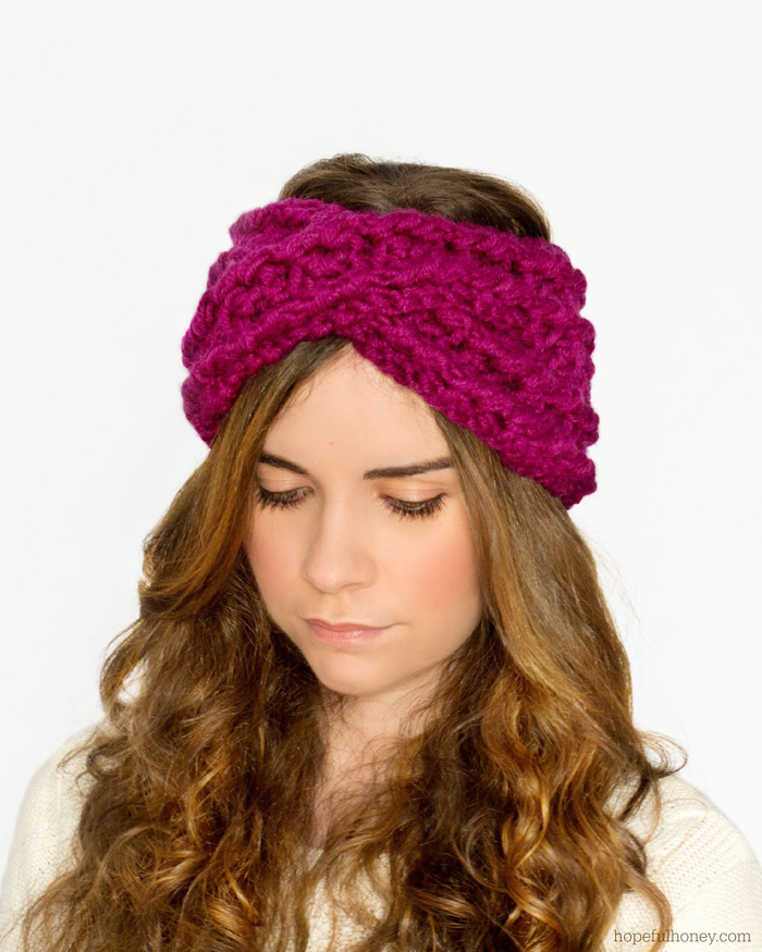 Criss-Cross Crochet Headband