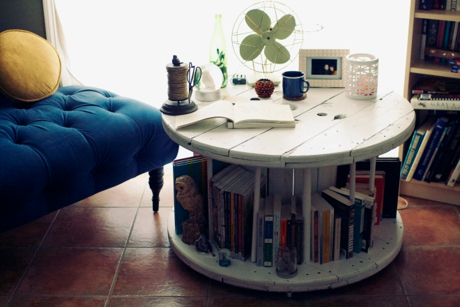 Wooden Spool Coffee Table