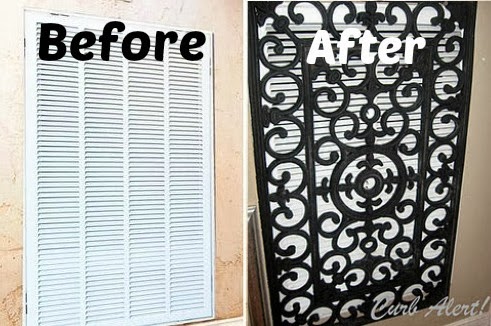 Use Door Mat to Cover an Ugly Return Air Vent