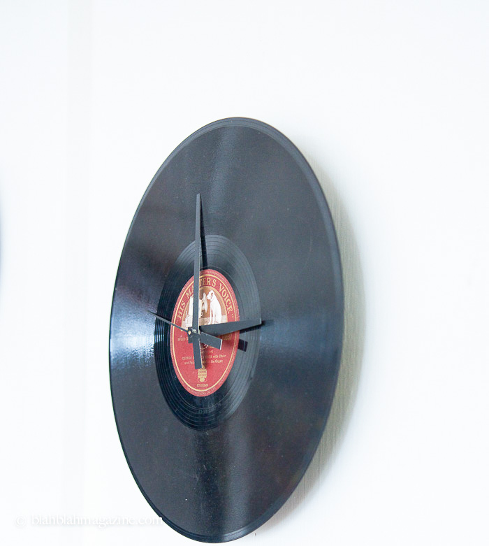 Vinyl Record Clock