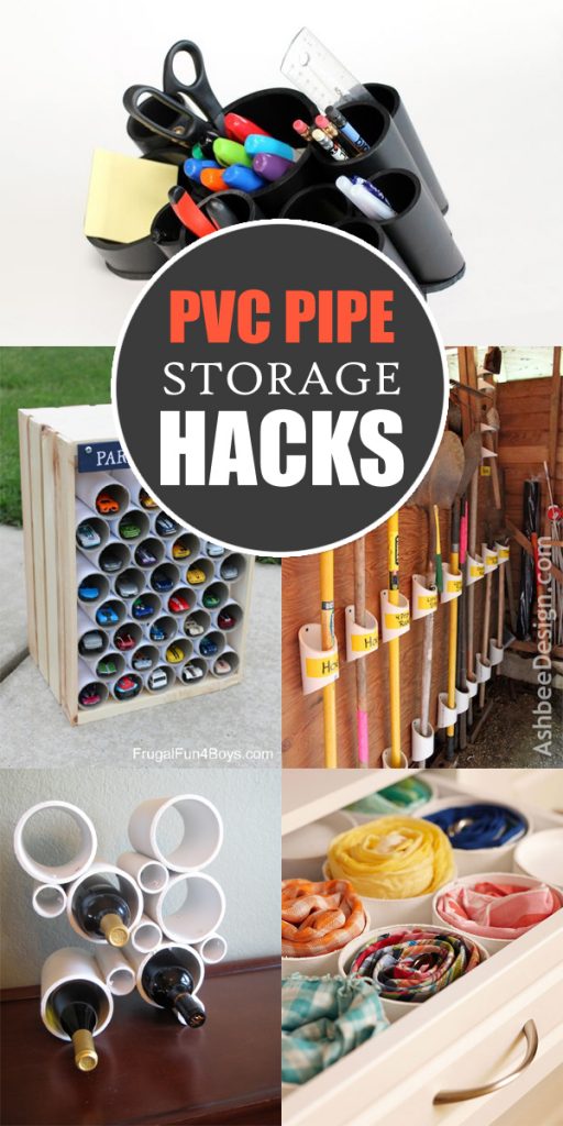 12 Awesome PVC Pipe Storage Hacks