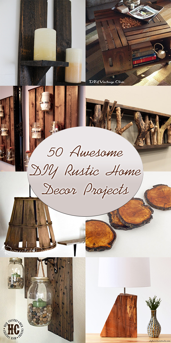 Diy rustic deals decor