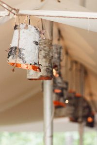 Birch Bark Lamps